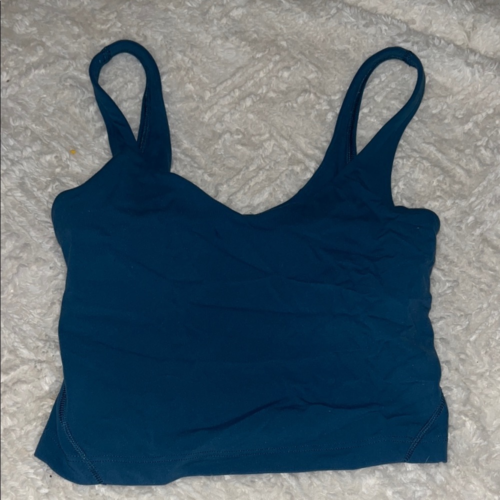Lululemon Athletica Blue Align tank with Logo